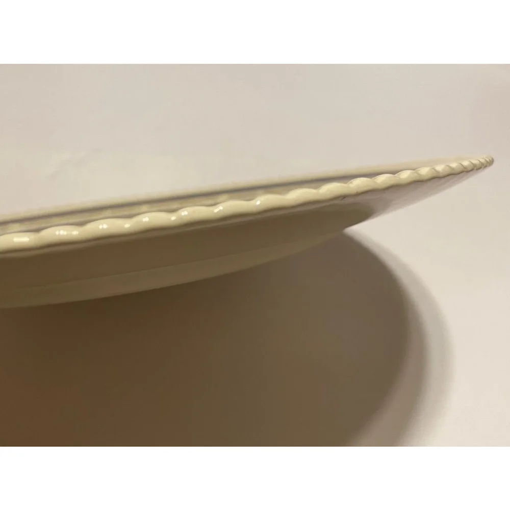 Old English Johnson Bros Floral Rose ornate metallic gold blue scalloped - Picture 4 of 10